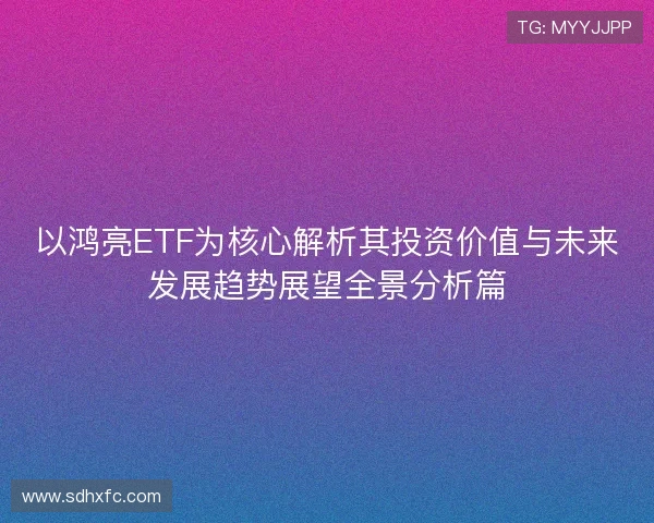 以鸿亮ETF为核心解析其投资价值与未来发展趋势展望全景分析篇